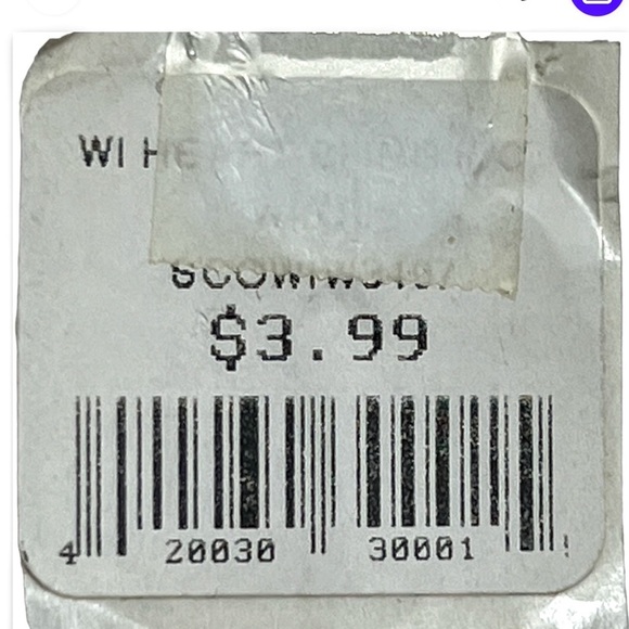 NWT Wisconsin Dangle Red & White Rhinestone Heart Keychain - Picture 4 of 6